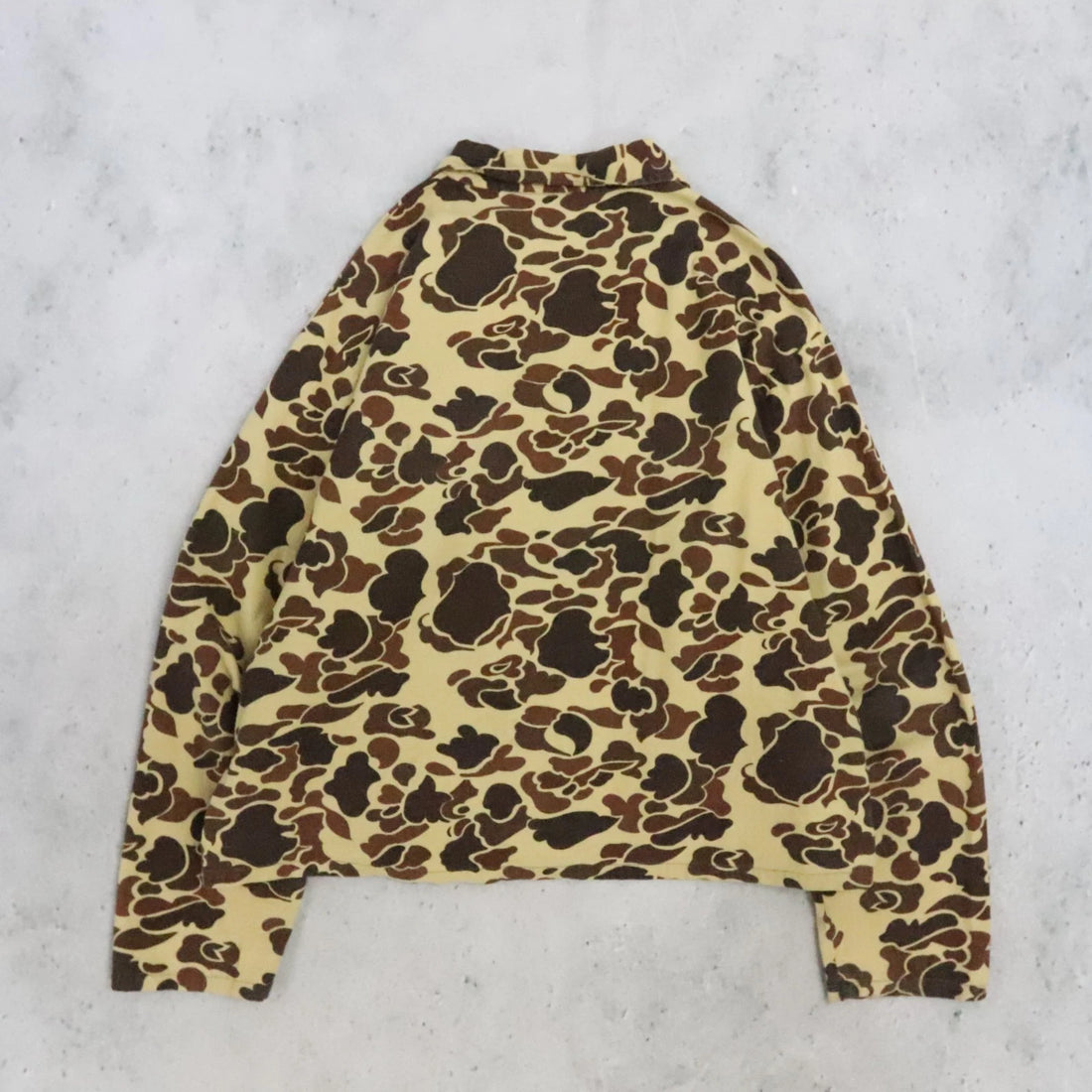 Vintage Redhead Duck Camo Button Up Shirt Size XL Cropped