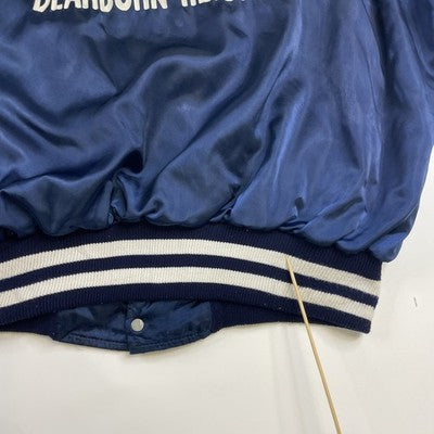Vintage Bodines Lounge Satin Bomber Jacket Size XL