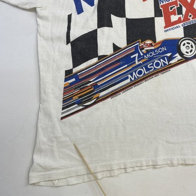 Vintage Molson Indy Racing T-Shirt Size XL 90s