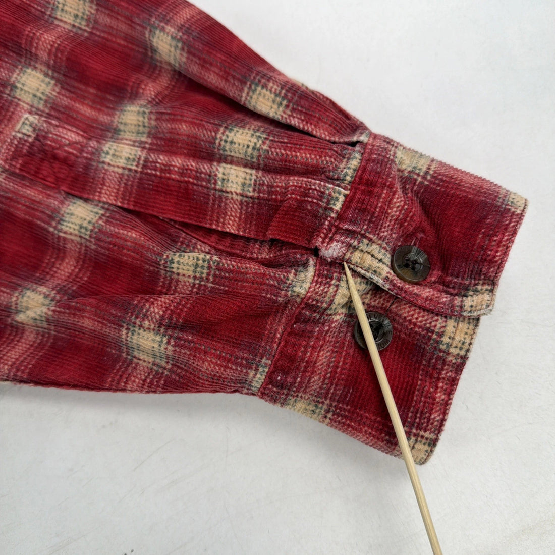 Wolverine Button Up Shirt Size Large Red Plaid