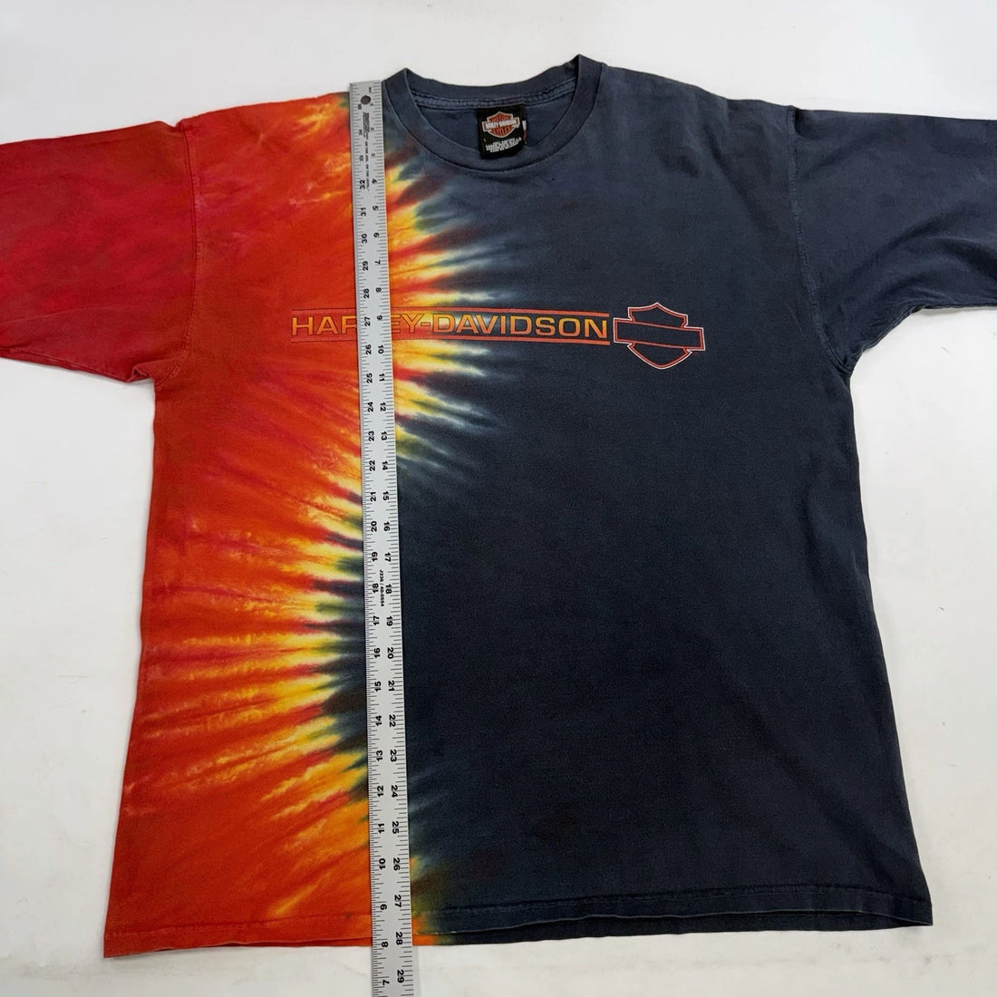 Vintage Harley Davidson Tie Dye Carlton T-Shirt Size Large