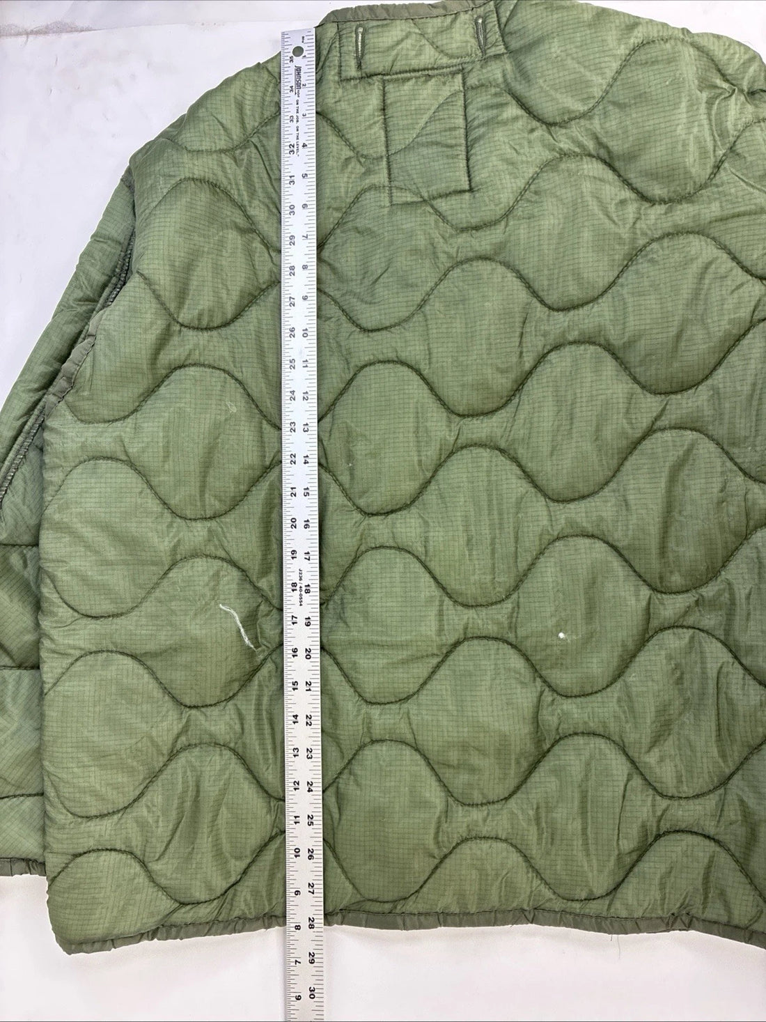 Army Military Quilted Cold Weather Coat Jacket Liner Size Large