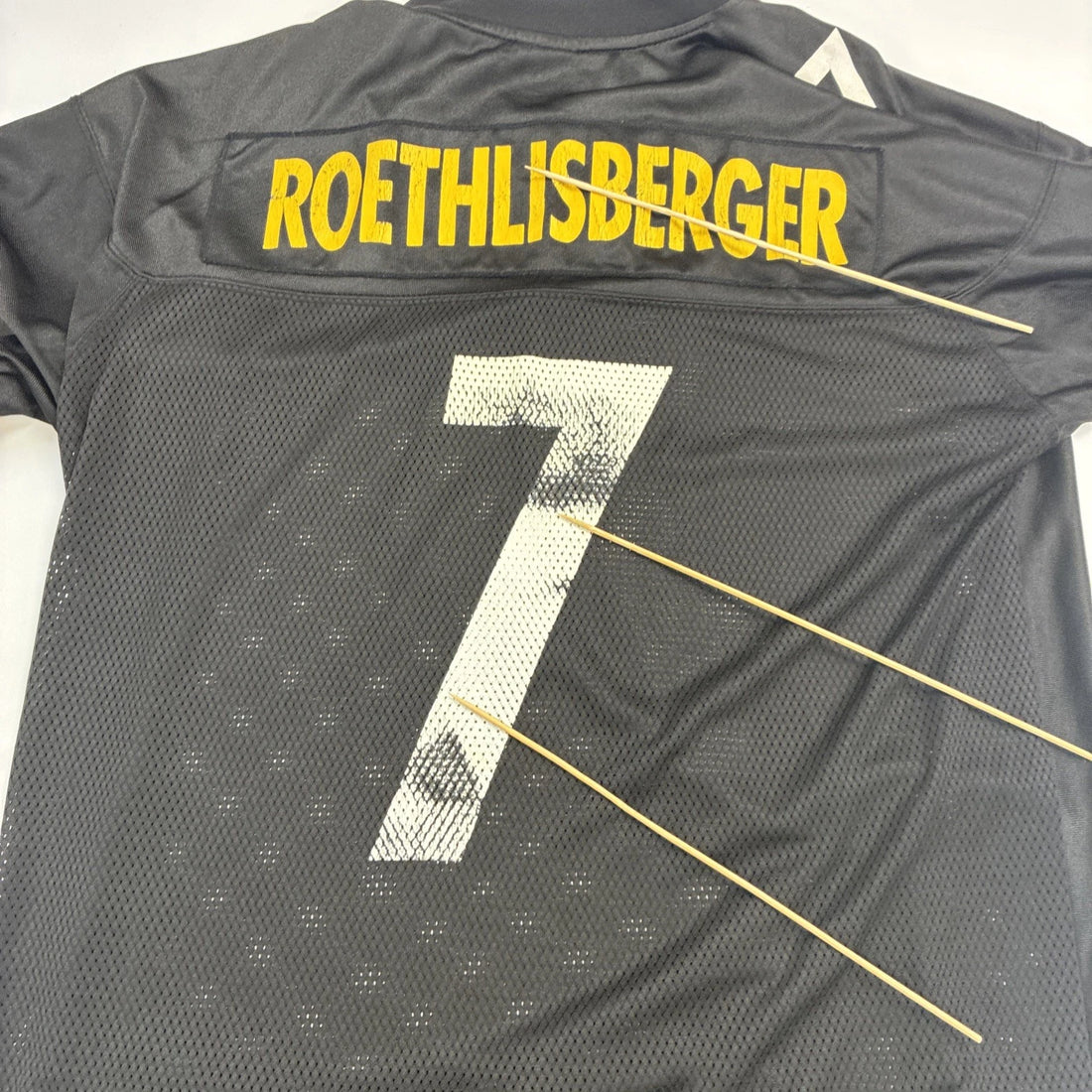 Vintage Pittsburgh Steelers Ben Roethlisberger Reebok Jersey Large NFL