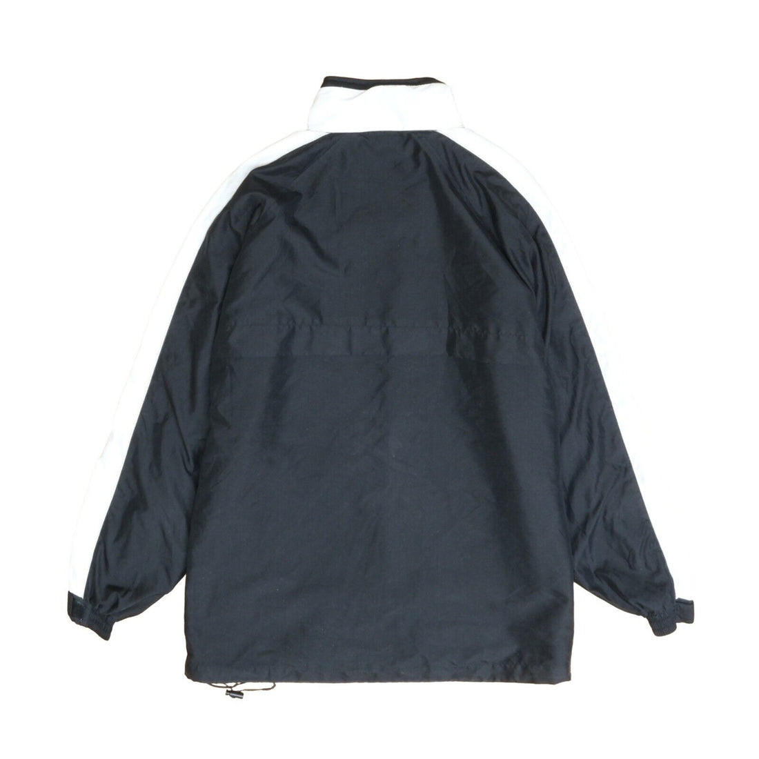 Vintage Nike Windbreaker Light Jacket Size Medium Black Embroidered Swoosh