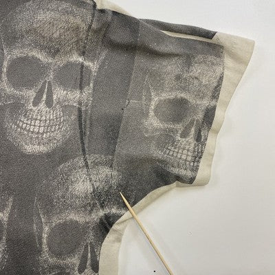 Vintage Wizard Skull Schmidt T-Shirt Size XL All Over Print Fantasy