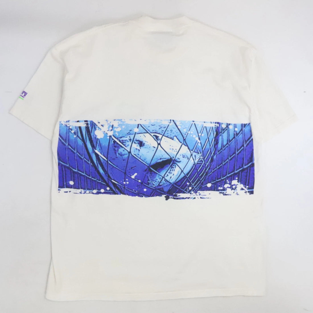 Vintage Shark Week Discovery Channel T-Shirt Size XL Wrap Around