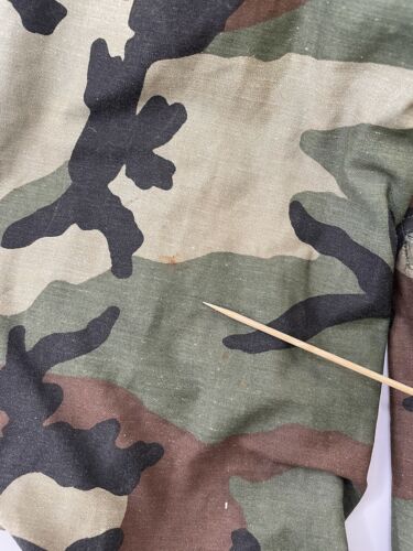 Vintage Military Army Camo Cold Weather Field Jacket Size Large Camouflage