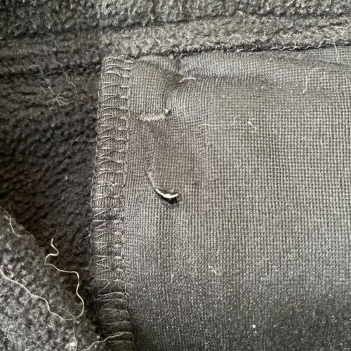 Vintage L.L. Bean Full Zip Fleece Jacket Size XL Black