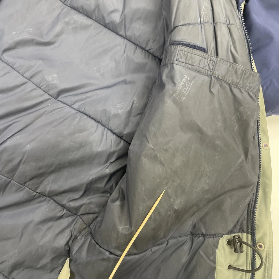 Vintage Patagonia Parka Coat Jacket Size Large Blue Insulated