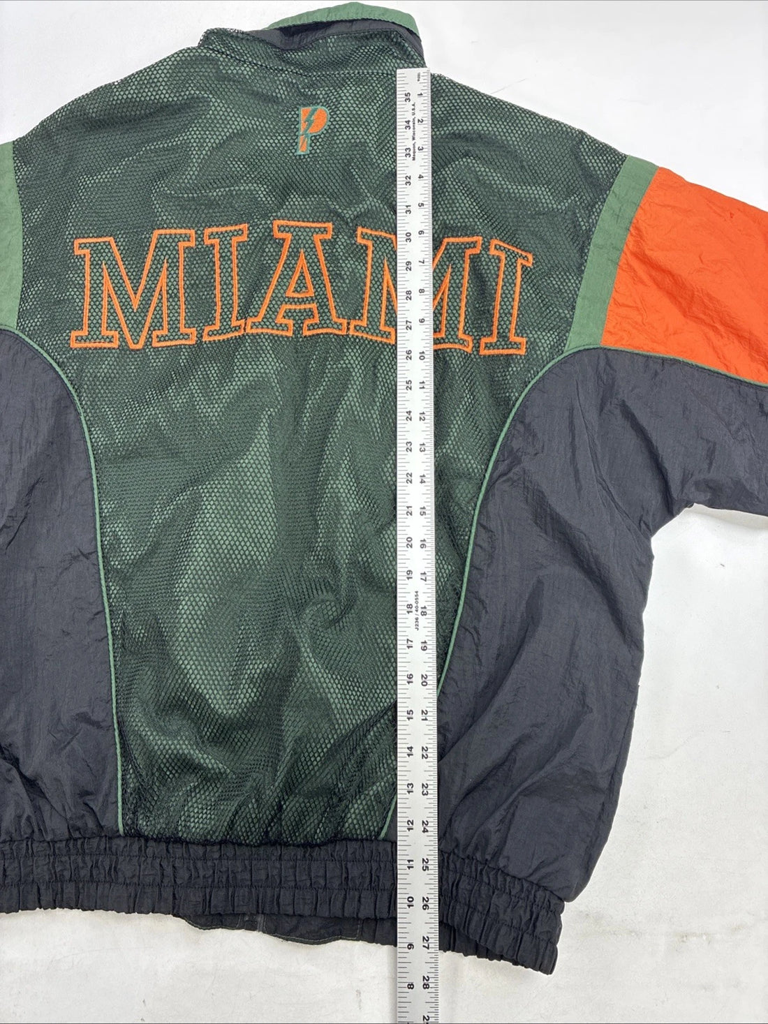 Vintage Miami Hurricanes Pro Player Windbreaker Light Jacket Size Small NCAA