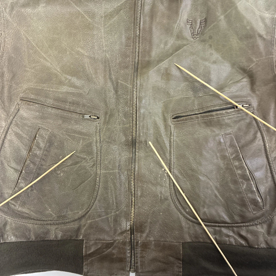 Excelled Leather Bomber Jacket Size XL