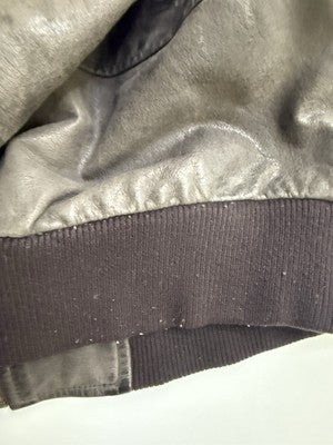 Vintage Air Hog 10 Year Anniversary Leather Flight Bomber Jacket Size XL
