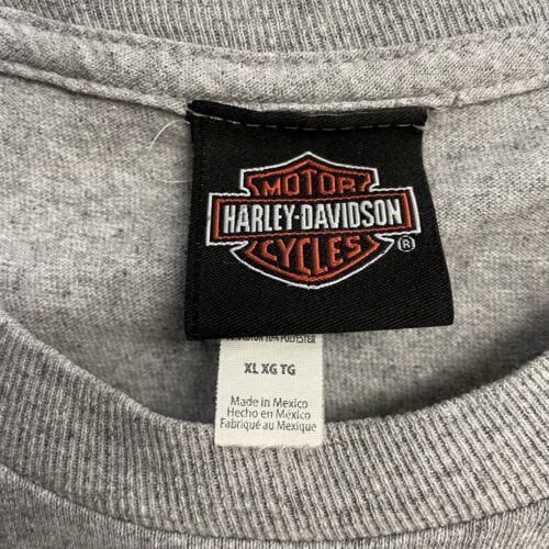 Harley Davidson Motorcycles T-Shirt Size XL Gray Biker