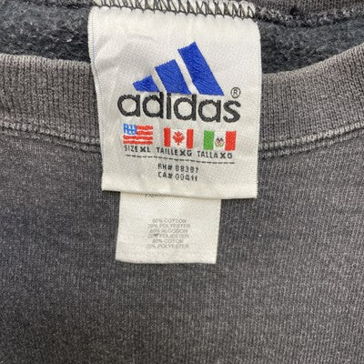 Vintage Adidas Sweatshirt Crewneck Size XL Black Embroidered