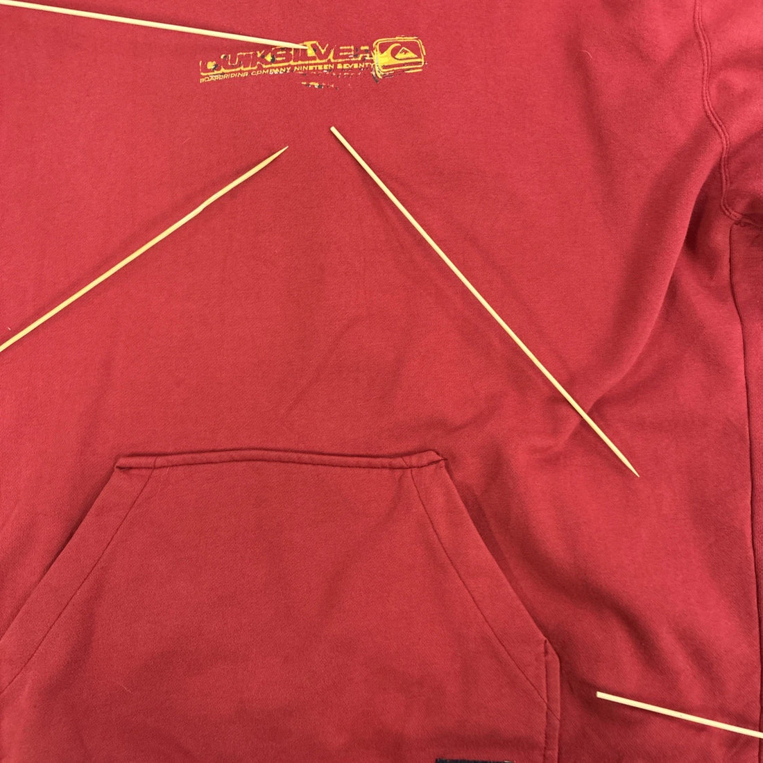 Vintage Quiksilver Sweatshirt Hoodie Size Large Y2K