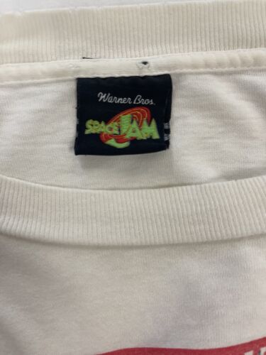 Vintage Space Jam Tune Squad Magazine Long Sleeve T-Shirt Size Large 1996 90s