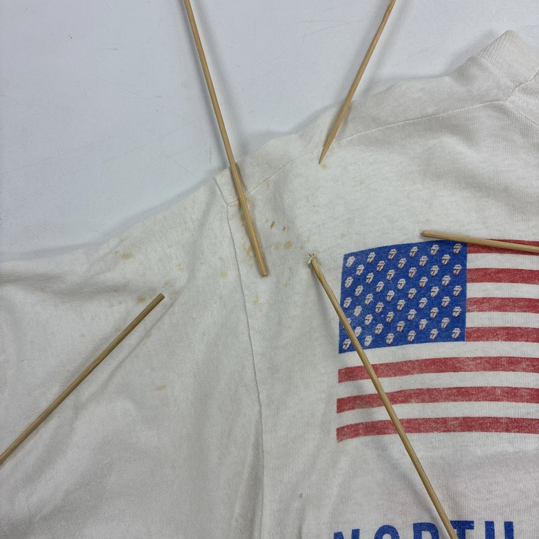Vintage The Rolling Stones Steel Wheels North American Tour Music T-Shirt XL 1989