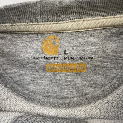 Carhartt Crewneck Sweatshirt Size Large Gray