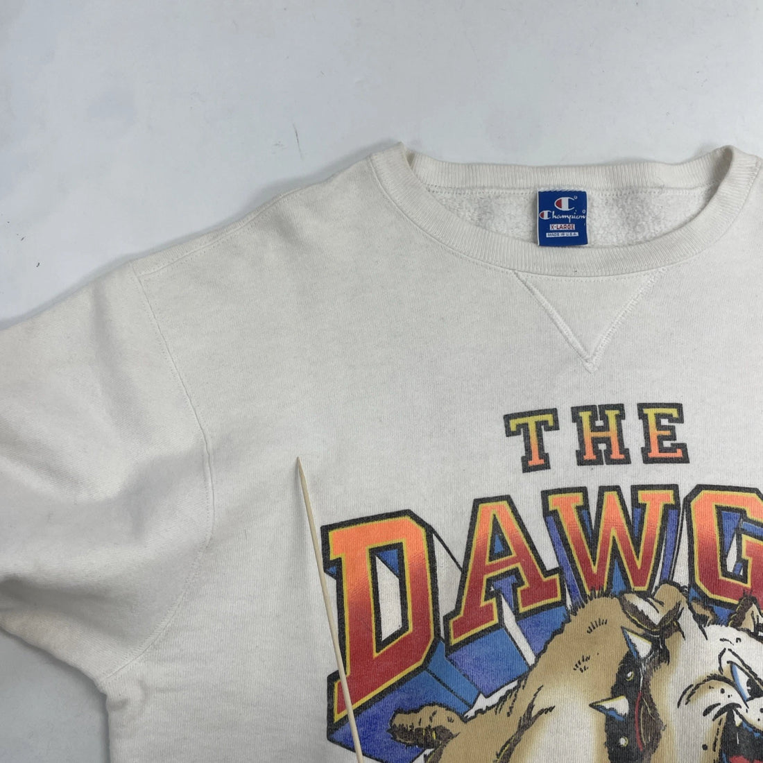 Vintage Cleveland Browns The Dawgs Champion Sweatshirt Crewneck Size XL 80s NFL