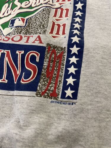 Vintage Minnesota Twins World Series Champions Sweatshirt Size XL 1991 90s MLB