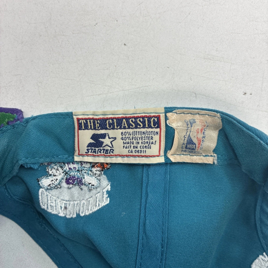 Vintage Charlotte Hornets Starter Snapback Hat OSFA NBA