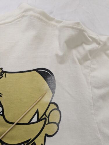 Vintage Wacky Races Muttley T-Shirt Size XL Double Sided TV Promo 1993 90s