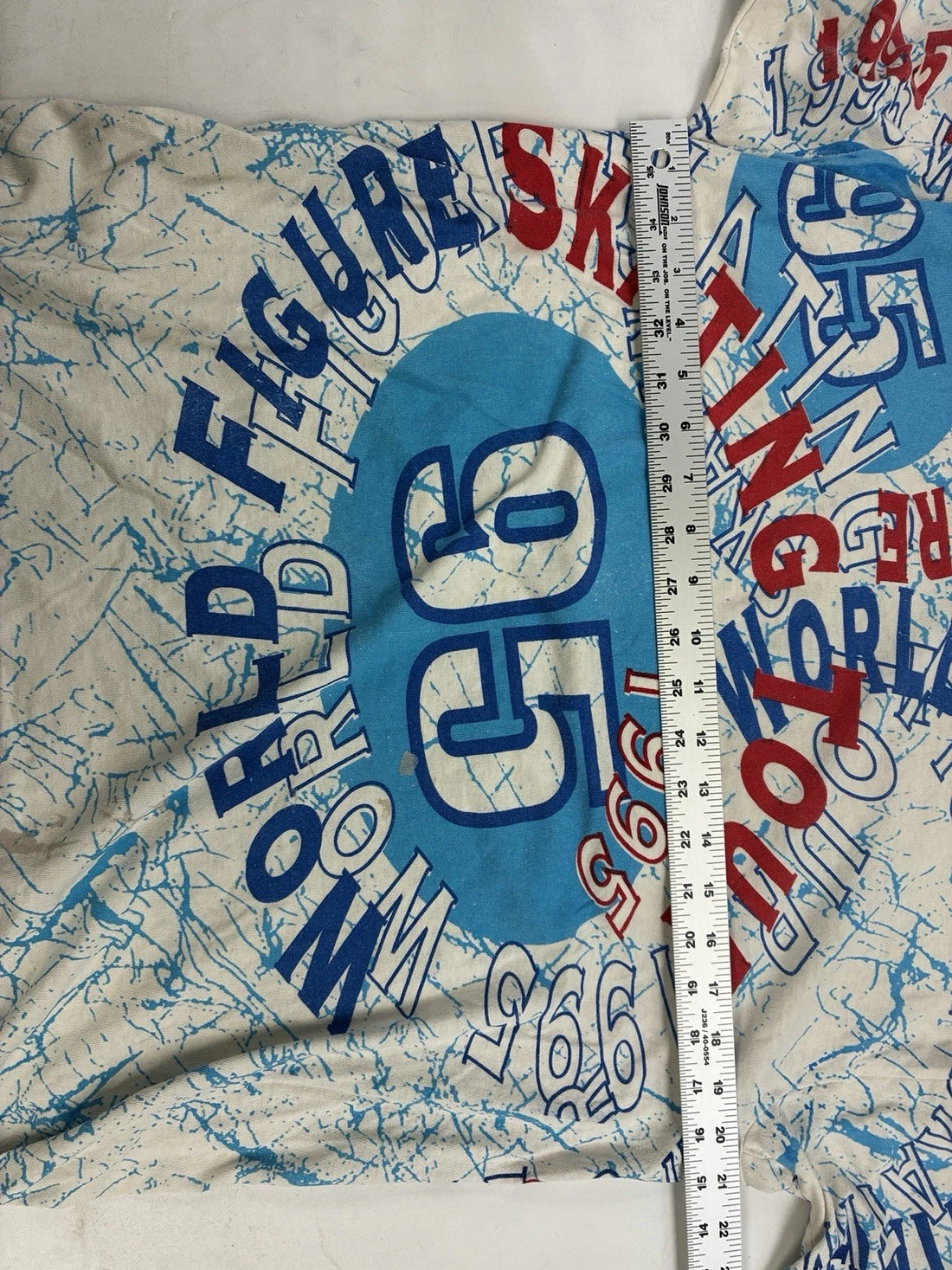 Vintage Campbell Soup World Figure Skating Tour T-Shirt Large All Over Print