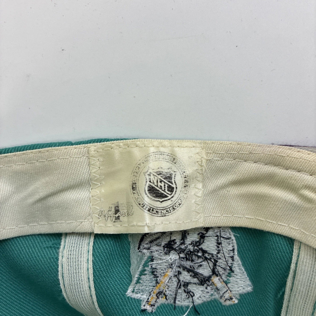 Vintage Mighty Ducks #1 Apparel Snapback Hat Cap OSFA NHL