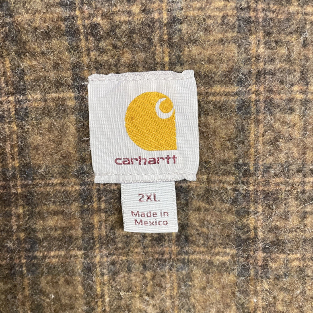 Carhartt Canvas Detroit Work Jacket Size 2XL Brown Blanket Lined J97 DKB