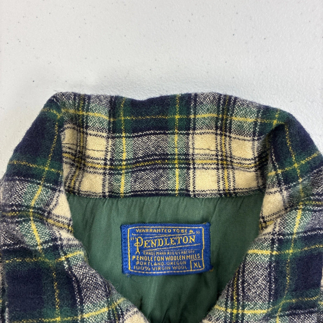 Vintage Pendleton Wool Board Button Up Shirt Size XL