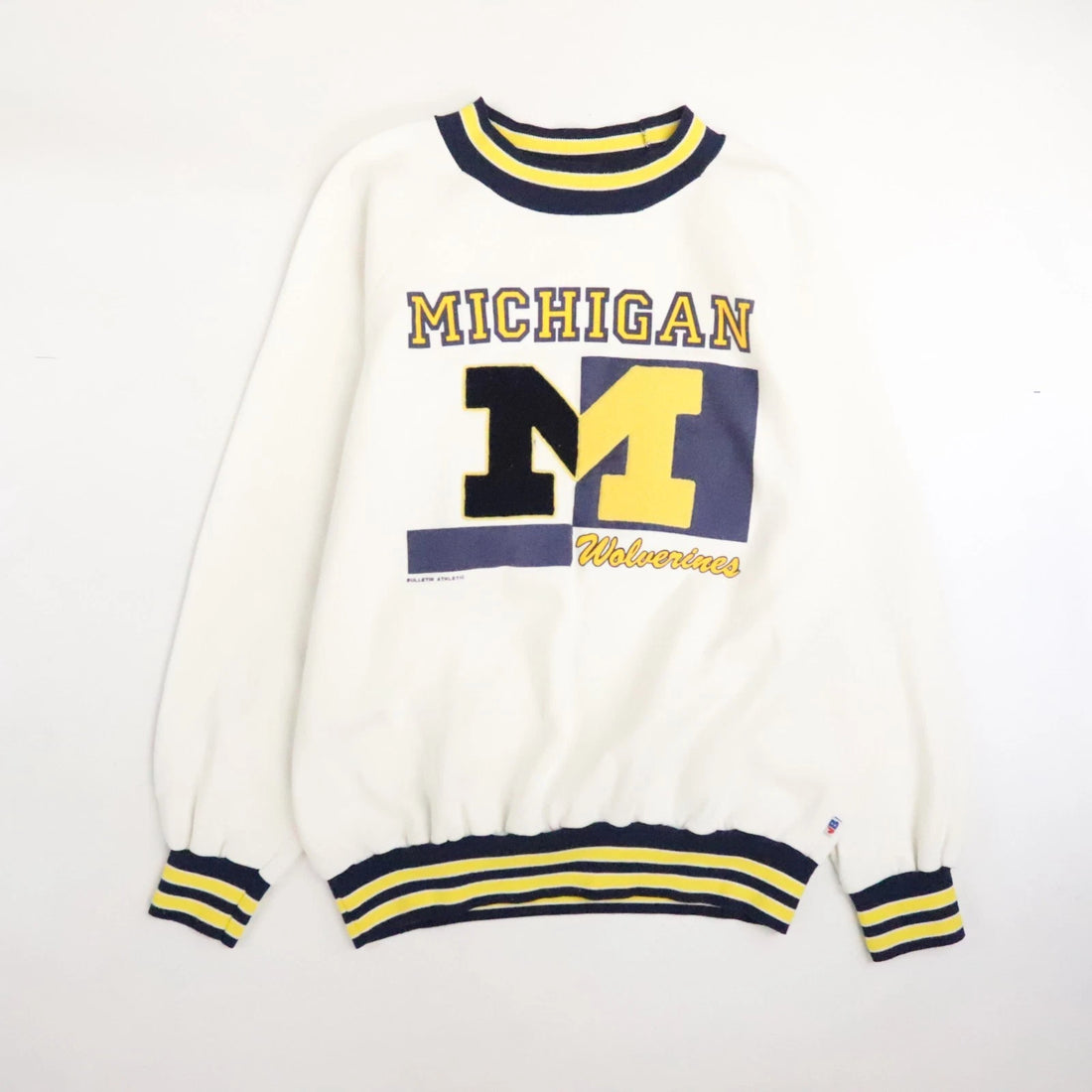 Vintage Michigan Wolverines Crewneck Sweatshirt Size Large 90s NCAA