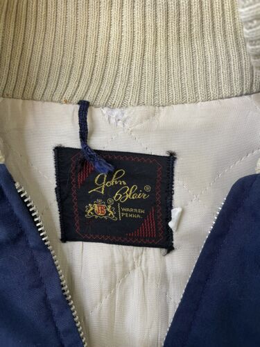 Vintage John Blair Coat Jacket Size Large Blue