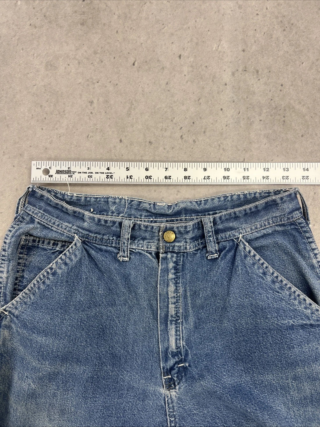 Vintage Carter's Watch The Wear Denim Jeans Pants Size Small