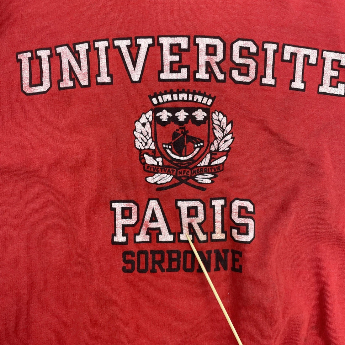 Vintage Paris University Crewneck Sweatshirt Size 3