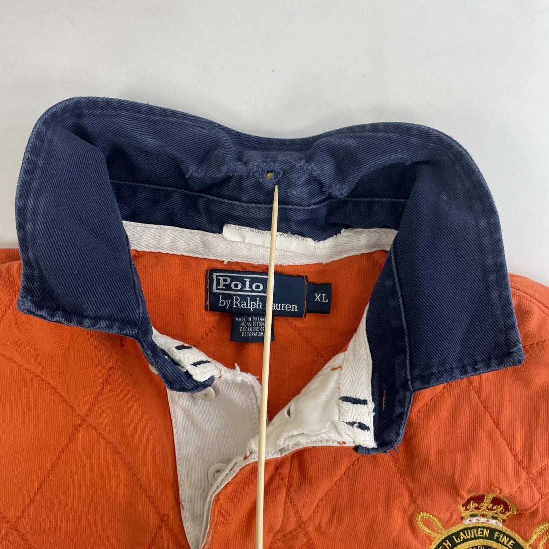 Vintage Polo Ralph Lauren PRL NYC Rugby Shirt Size XL Striped