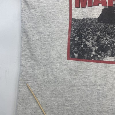Vintage Million Man March T-Shirt Large Black History Activism 90s