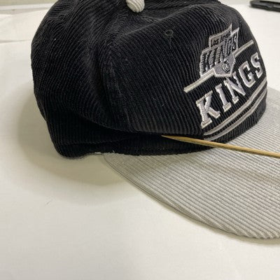 Vintage Los Angeles Kings Ted Fletcher Corduroy Snapback Hat Cap OSFA NHL