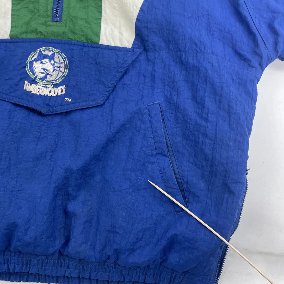 Vintage Minnesota Timberwolves Starter Puffer Jacket Size Large 90s NBA