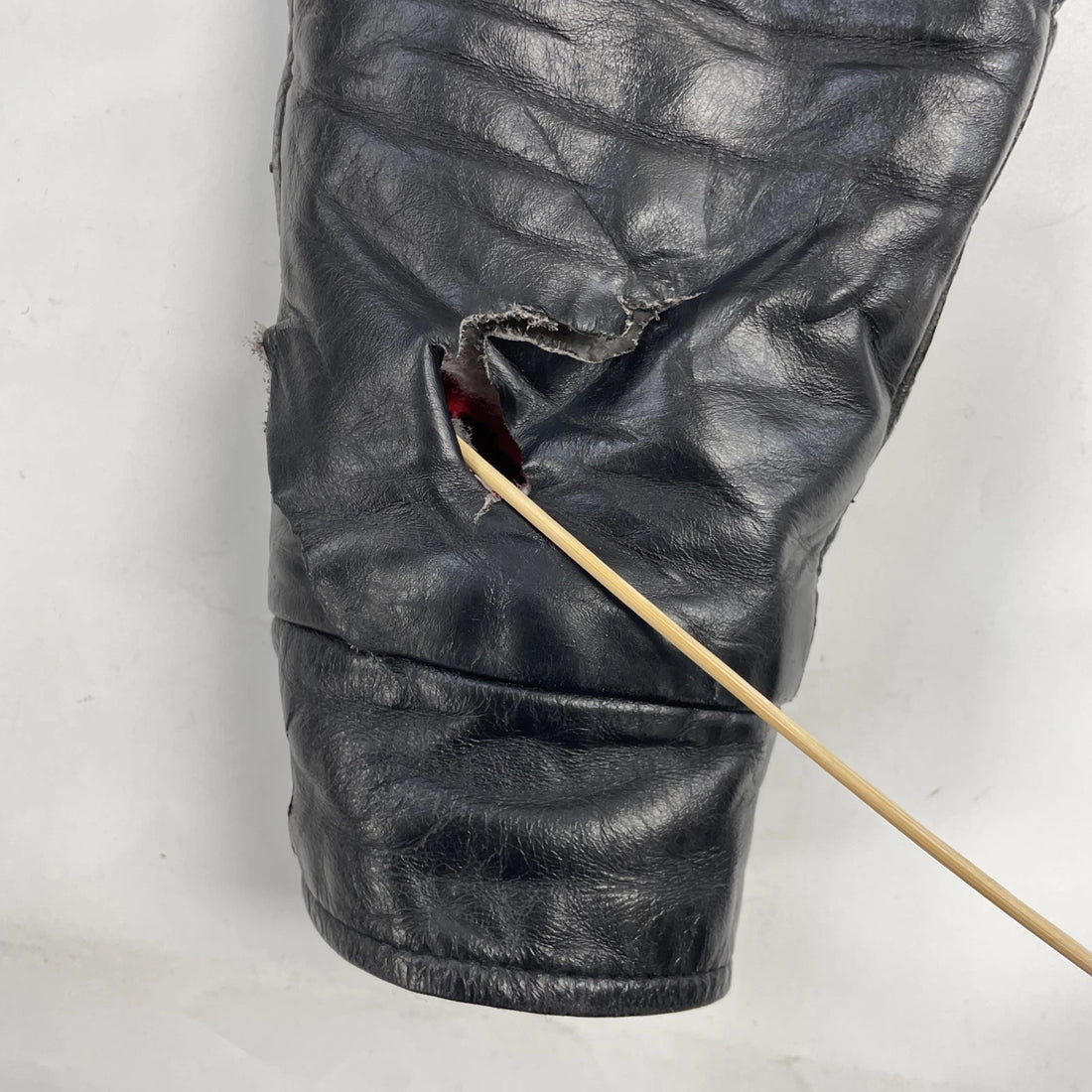 Vintage Football Sr. League Champs Leather Wool Varsity Jacket Size 40 80s