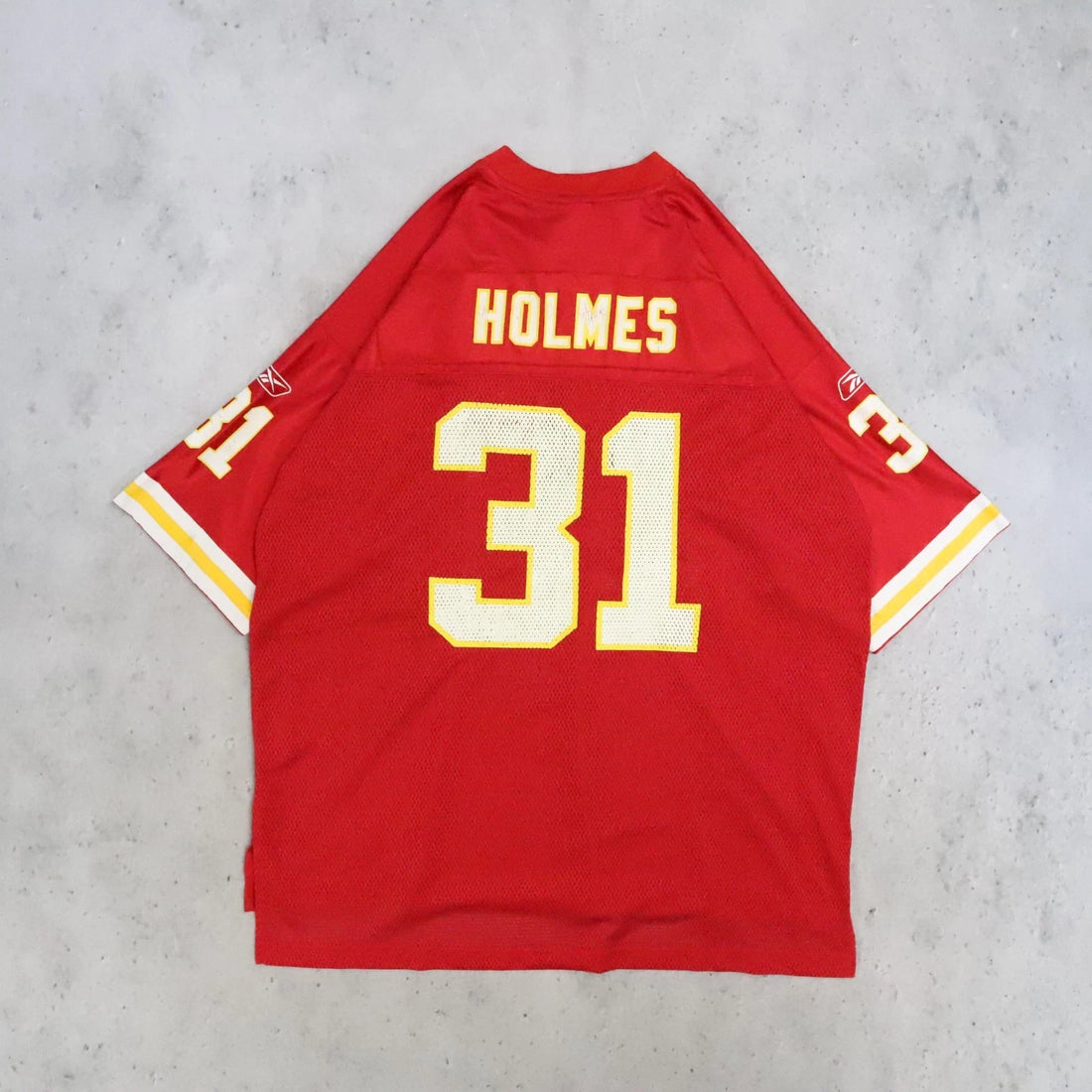 Vintage Kansas City Chiefs Priest Holmes Reebok Jersey Size XL NFL