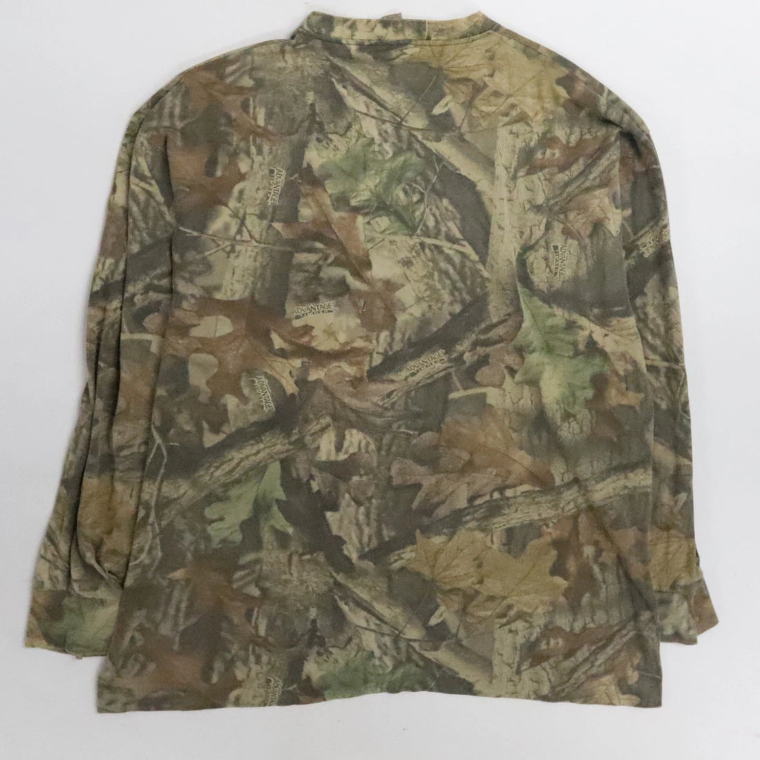 Vintage Ranger Advantage Timber Camo Long Sleeve T-Shirt Size XL