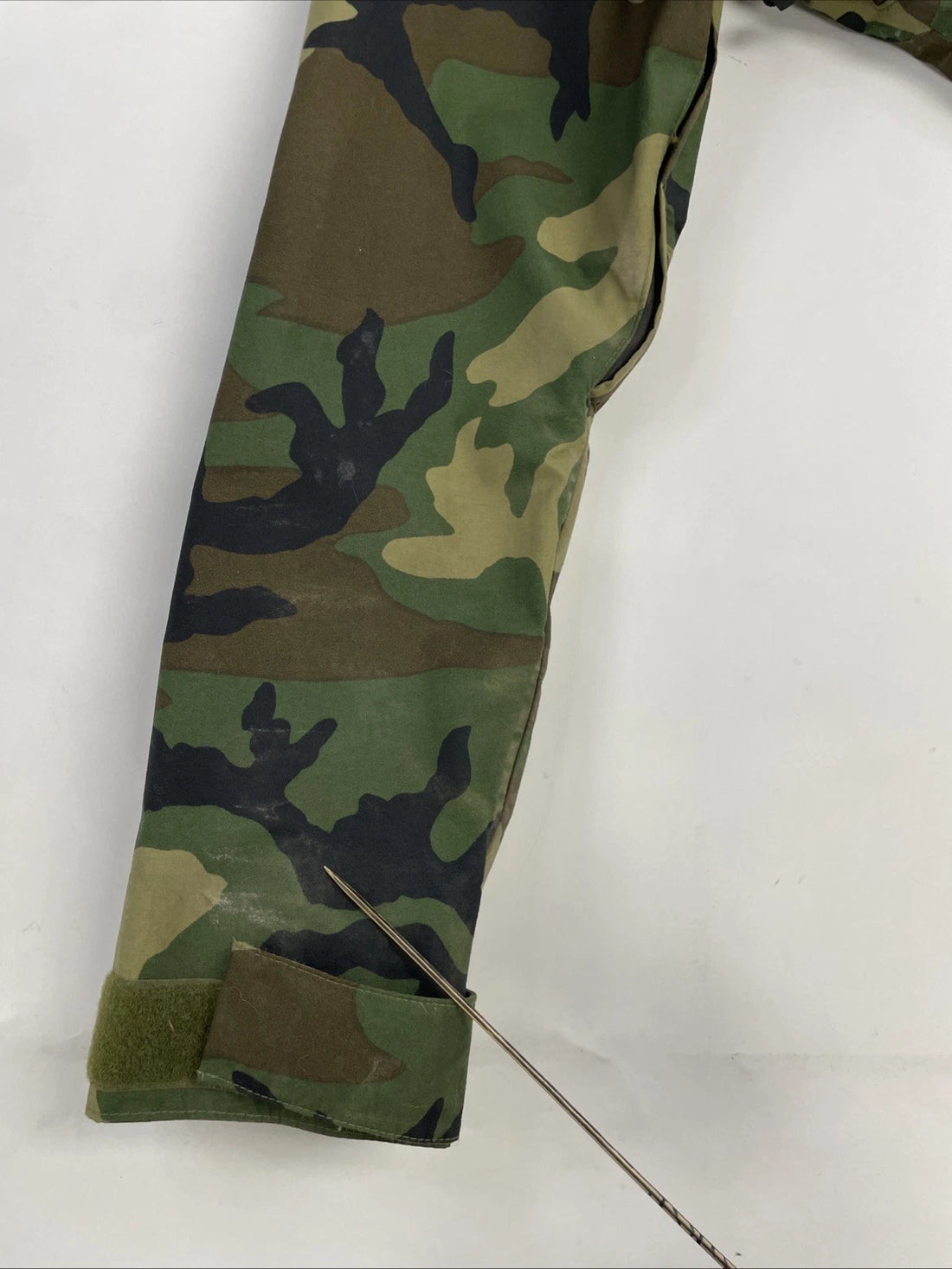 Vintage Cold Weather Woodland Camo Parka Jacket Size Small MIL-P-44188D