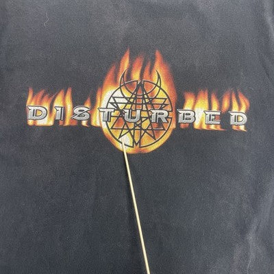 Vintage Disturbed Believe Long Sleeve T-Shirt Large Band Tee 2002