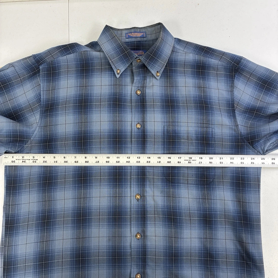 Vintage Pendleton Wool Button Up Shirt Size Large