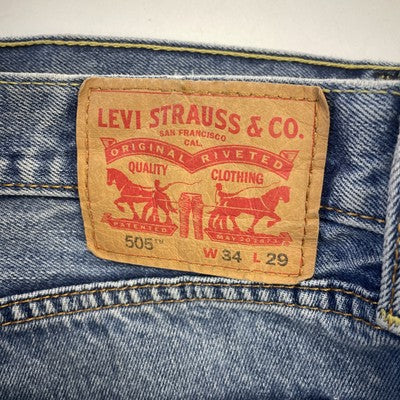 Levi's 550 Denim Jean Pants Size 34 X 29 Blue