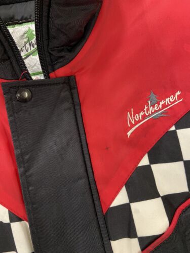 Vintage Northerner Puffer Racing Jacket Size Medium Snowmobile