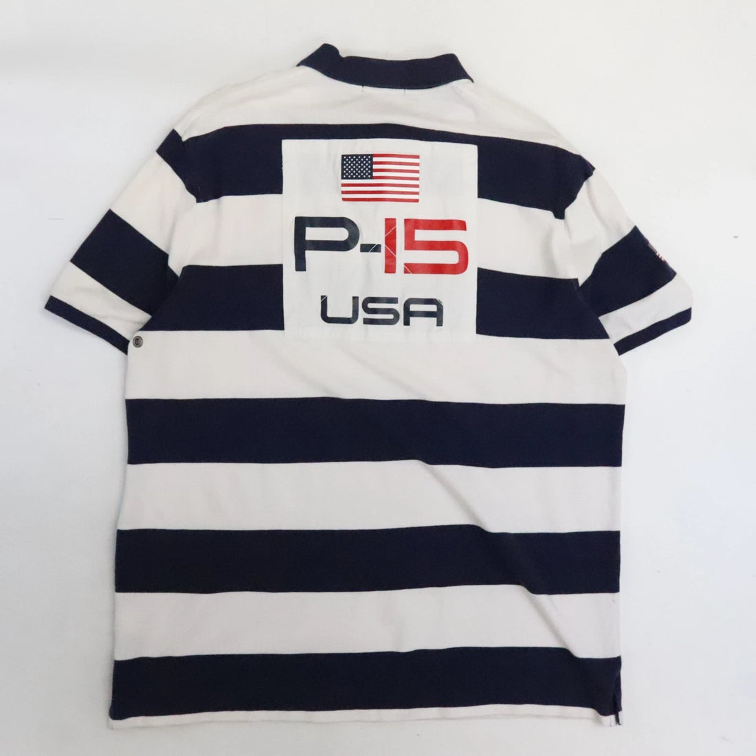 Polo Ralph Lauren P-15 Offshore Sailing Team Rugby Shirt Size XL Striped