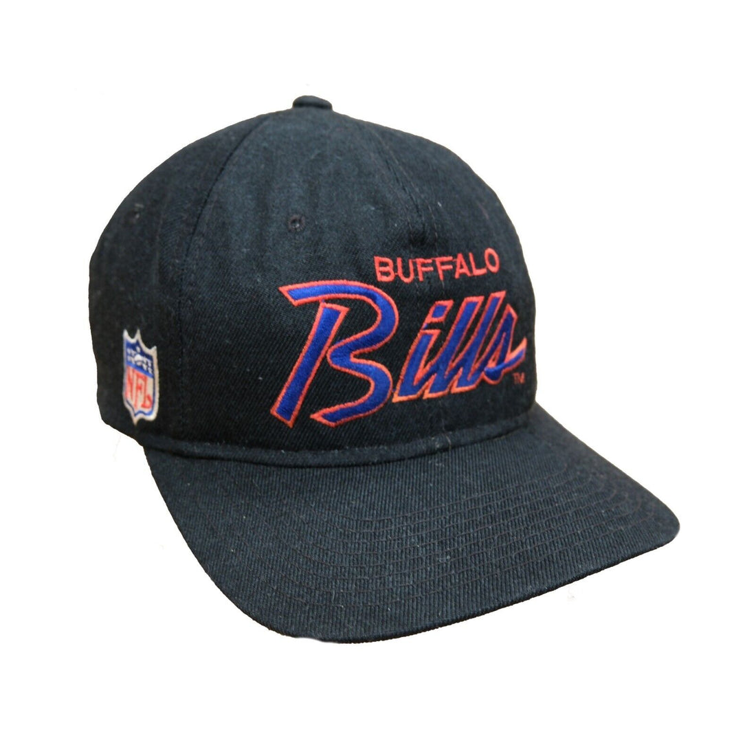 BUFFALO BILLS Ajd Snapback Script Hat Cap Vintage 90s 