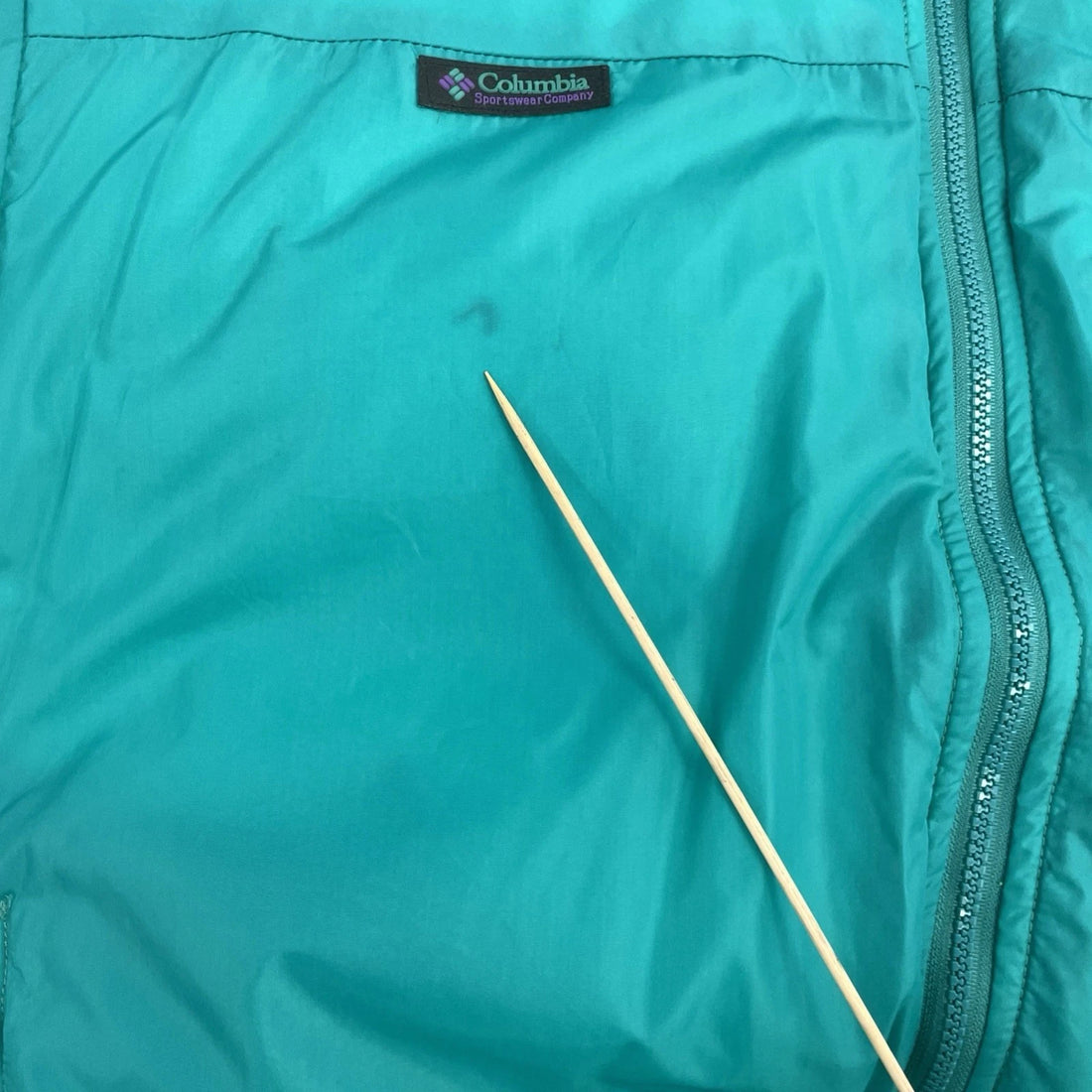 Vintage Columbia Puffer Bomber Jacket Size XL Reversible