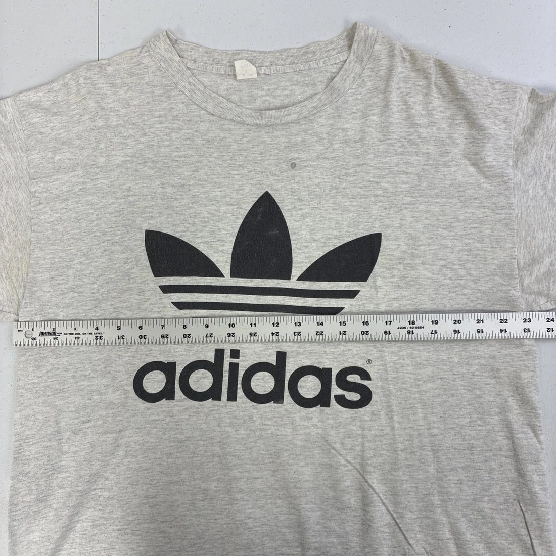 Vintage Adidas Trefoil T-Shirt Size XL Double Sided 90s